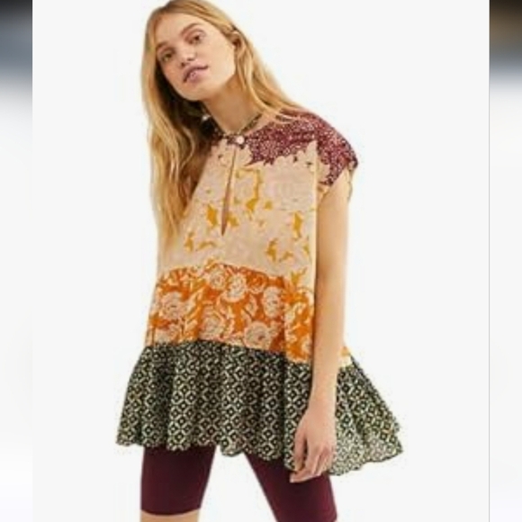 XS Free People Gotta Have You Boho Tank - Picture 1 of 8